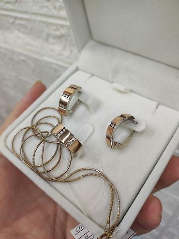 Серебряные наборы украшений: Набор украшений, Проба 925, Женские, Новый — 4