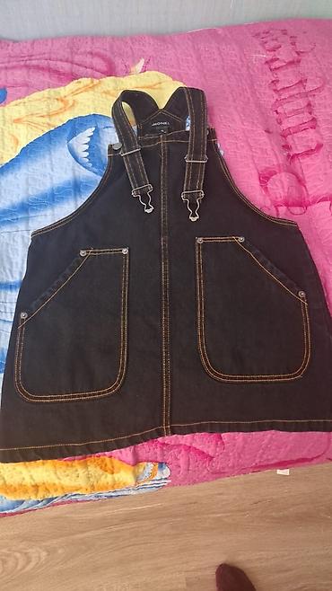 cinsi: MONKI cins sarafan/jilet paltarı - Brend: MONKI - Ölçü: XS (etiketdə — 1
