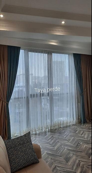 bayraq lent: Taya Perde – pəncərə üçün dekorativ pərdə həlləri - Dizayn: İkiqat — 1