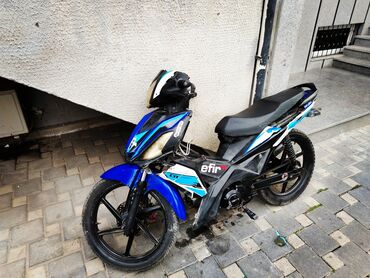 купить мапед: Moped – Efir WS sport dizaynlı, mavi-qara rəng çalarları ilə. Texniki