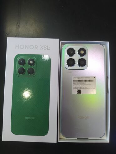 honor x8b qiyməti: Honor X8 5G, 128 GB, rəng - Mavi, Zəmanət, Sensor, Barmaq izi