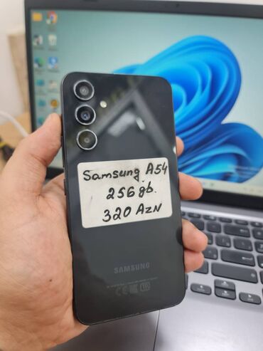 Çəngəllər: Samsung Galaxy A54 5G, 256 GB, rəng - Qara