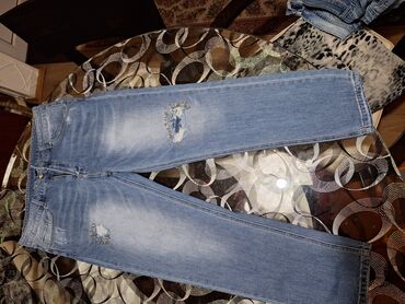 pantalone s: 32, Jeans, Regular rise, Ripped