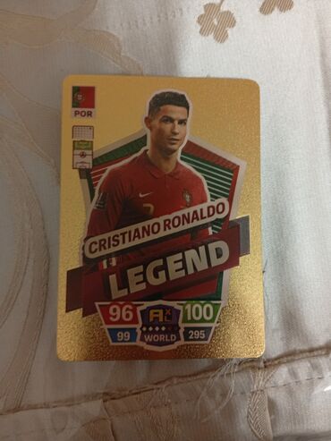 Искусство и коллекционирование: Коллекционная карточка Cristiano Ronaldo – LEGEND (World Football
