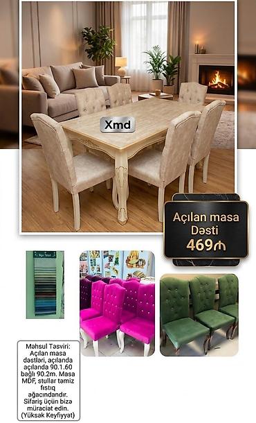 Açılan masa dəsti – 469₼ - Masa mexanizmi ilə açılıb-bağlanan lalafo.az -da Açılan masa dəsti – 469₼ - Masa mexanizmi ilə açılıb-bağlanan