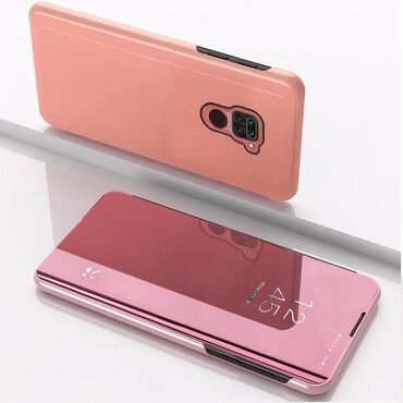 lenovo 4g смартфон: Зеркальный чехол-книжка-подставка Mirror Case для Xiaomi Redmi Note 9
