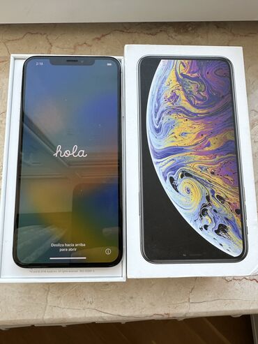 iphone xs max qiymeti islenmis: IPhone Xs Max | 64 GB Ağ | Simsiz şarj, Face ID, Sənədlərlə