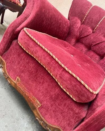Stilske fotelje: Stara stilska BERZERA fotelja - lavlje šape 🛋️🦁 Chippendale stara — 9