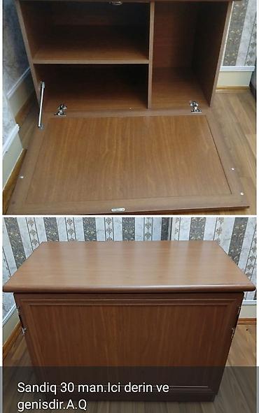 Taxta sandıq – 30 man. - Material: ağac/laminat rəngli taxta -