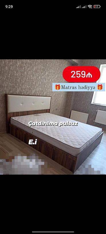 qoz murebesi: İki nəfərlik yatak dəsti - Qiymət: 259 ₼ - Hədiyyə: Matras daxil - — 1
