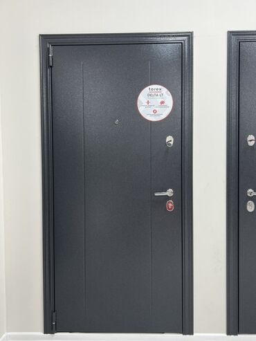 профиль металь: Входная металлическая дверь Torex Delta LT темно-серого цвета. Дверь