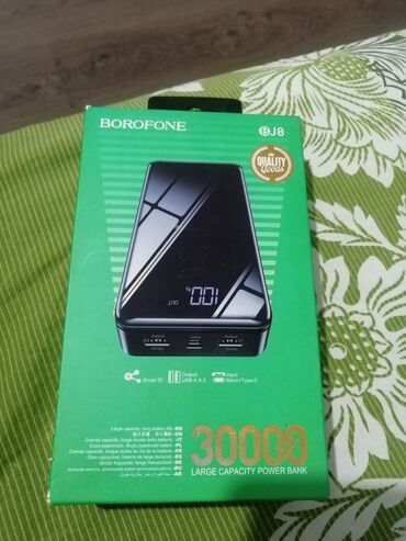 Powerbanklar: Powerbank Borofone, 30000 mAh, İşlənmiş