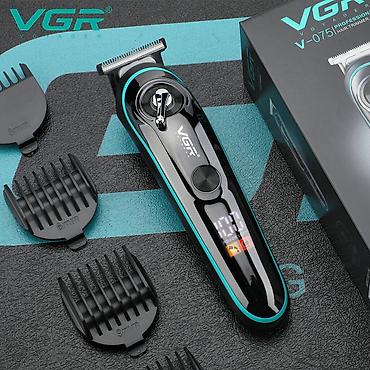 Saqqal üçün trimmer VGR 075 Cord Cordles 500mAh Metal Blades