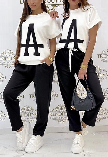 Gornji i donji deo: ✅✅Ženski duks-trenerka komplet “LA”✅✅300 din — 1