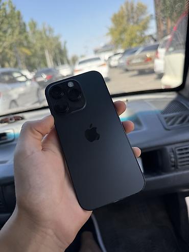 ipod 4: IPhone 14 Pro, Б/у, 128 ГБ, Черный, Защитное стекло, 100 % — 1
