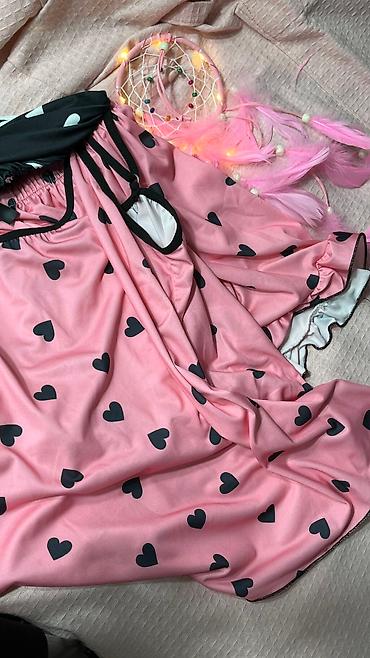 Пижамы: Пижама, Хлопок, Турция, Леопардовый принт, Для невесты, В полоску, 2XS, XS, M — 16