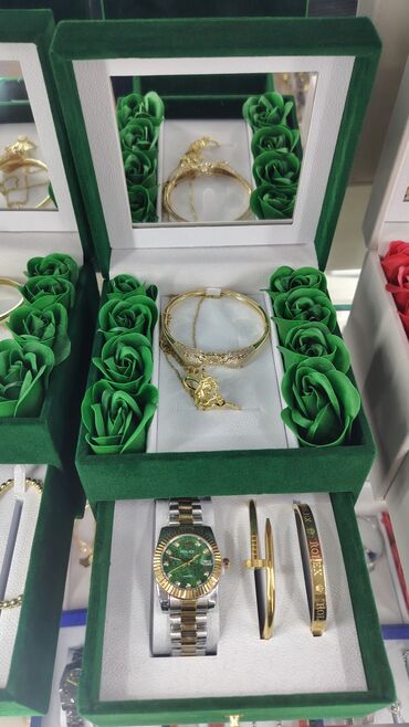 Saat dəstləri: Yeni, Klassik Saat dəsti, rəng - Qızılı — 9