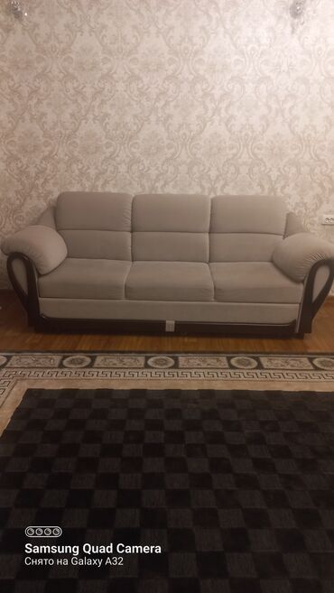 мебель диван: Түсү - Саргыч боз, Жаңы