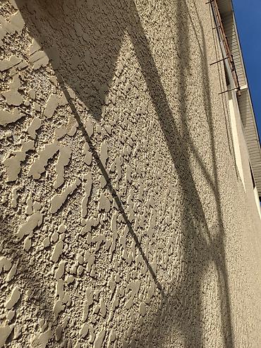 Фасадные работы: Фасадные работы: декоративная штукатурка, травертин любой сложности — 9