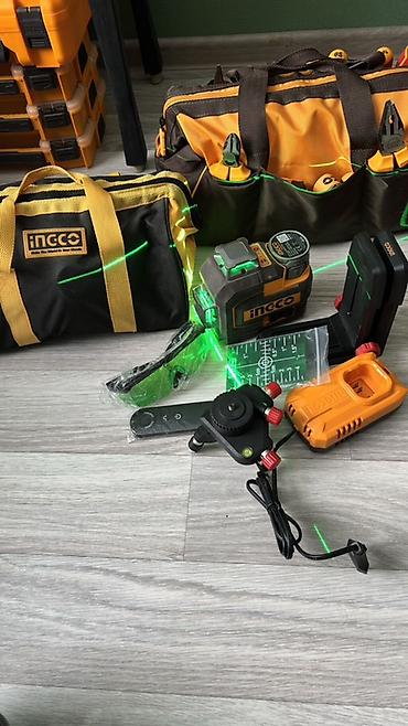 Ремонт и строительство: İncco yaşıl şüalı lazer nivelir dəsti Məhsulun tərkibi: - İncco — 1