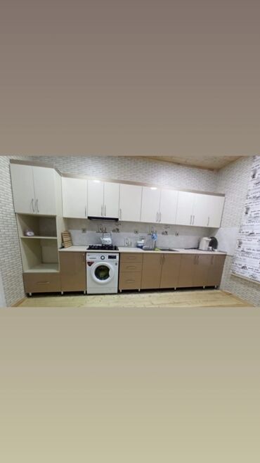 Sifarişlə mətbəx mebeli: Sifarişlə mətbəx dəsti, Özü çəkən petlələr, Mat laminat, Kredit yoxdur, Rayonlara çatdırılma, Pulsuz çatdırılma — 11