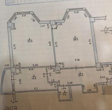 120: 2 комнаты, 120 м², Золотой квадрат Индивидуалка, 9 этаж — 8