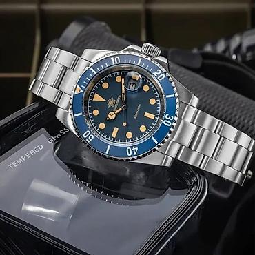 Ručni satovi: ADDIESDIVE AD2054 - 41mm - Plava - Rolex Submariner Homage ADDIESDIVE — 2