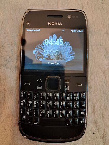 нокия банан: Nokia E6, Б/у, цвет - Черный, 1 SIM