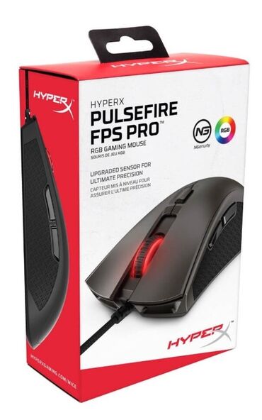 компьютерные мыши acme: Игровая мышь HyperX Pulsefire FPS Pro. Состояние идеальное, но коробки