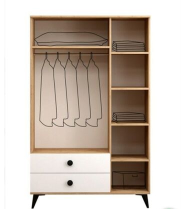 Dolablar: Yeni, Açılan, 3 qapılı Düz dolab, Qarderob, paltar dolabı, Azərbaycan — 11