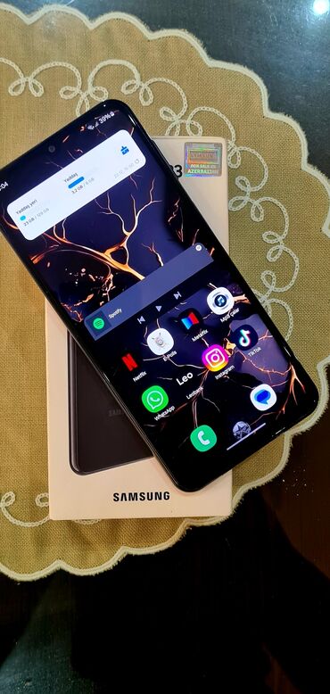 Samsung: Samsung Galaxy A23, 128 GB, rəng - Qara, Zəmanət, Sensor, Barmaq izi — 9