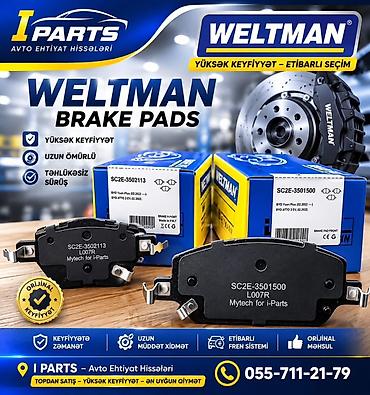 WELTMAN Brake Pads – Avto ehtiyat hissələri Xüsusiyyətlər: - Yüksək lalafo.az -da WELTMAN Brake Pads – Avto ehtiyat hissələri Xüsusiyyətlər: - Yüksək