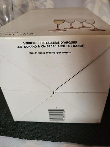 Čaše: Case nove za vino Luminarc,Francuska iz 80/90ih godina. Nove — 9