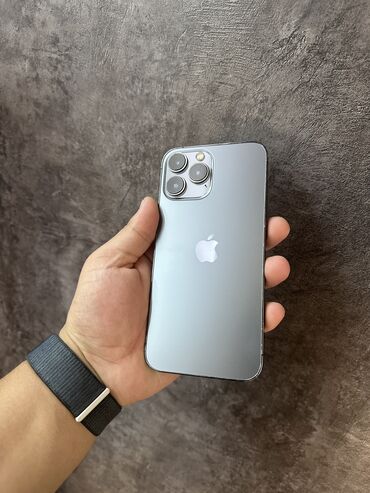 копия айфон 13 про макс: IPhone 13 Pro Max, Колдонулган, 256 ГБ, Black Titanium, Коргоочу айнек, Каптама, 88 %