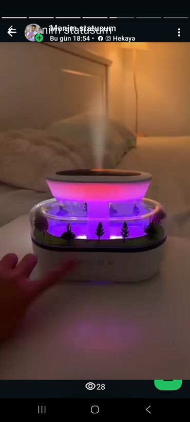 insta 360 go 2: Hava nəmləndiricisi AirComfort, Soyuq buxarlanma, Ev üçün, Ödənişli çatdırılma