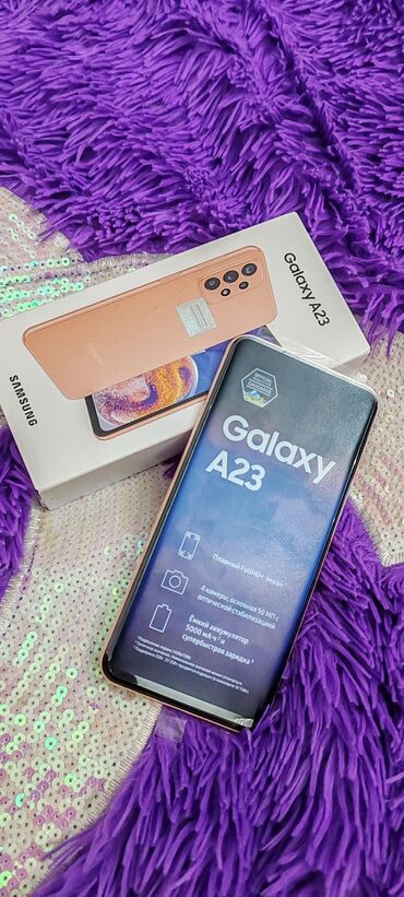 samsung galaxy note: Samsung Galaxy A23, 64 ГБ, цвет - Розовый, Отпечаток пальца, Две SIM карты
