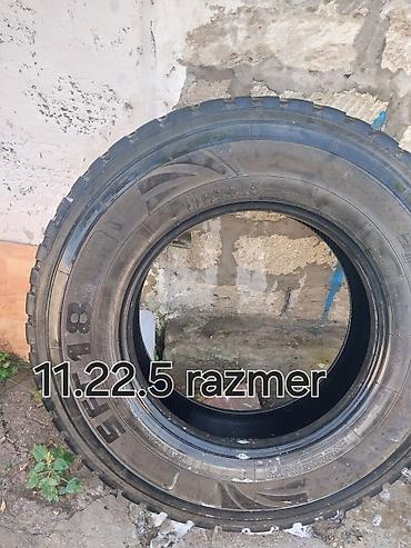 prado maşın: Yük avtomobilləri üçün şin - Ölçü: 11R22.5 (şəkildə 11.22.5 qeyd — 2
