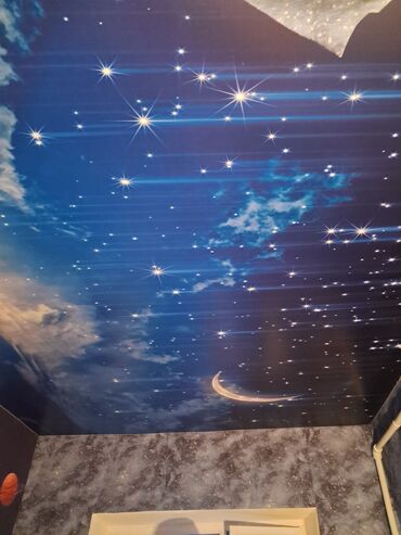 Натяжной потолок: Натяжной потолок Глянцевое, Матовое, 3D потолки Гарантия, Бесплатная консультация, Бесплатный замер — 18