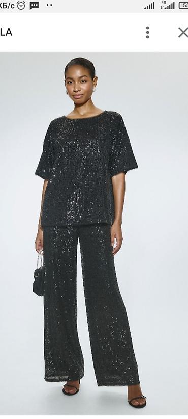 Другая одежда на прокат: Праздничные брюки с пайетками - Тип: женские брюки — 4