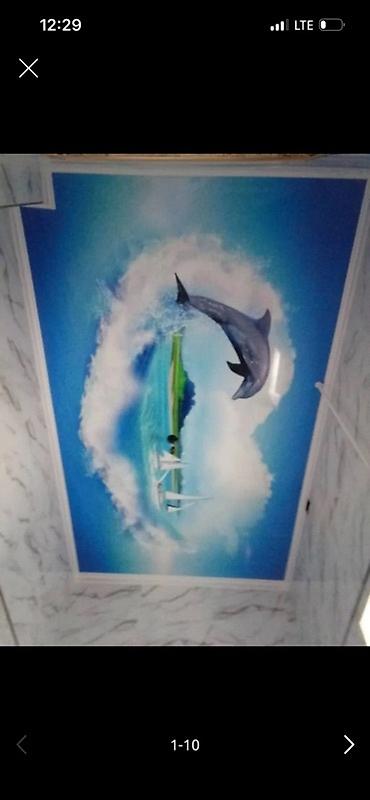 Натяжной потолок: Натяжной потолок 3D потолки, Глянцевое, Матовое Бесплатная консультация, Бесплатный замер, Гарантия — 10