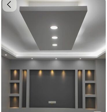 Tavan işləri: Alçıpan tavan və kafel-metlax işləri – dizayn və montaj - Alçıpan — 7