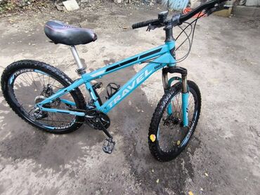 купить охотничий нож: Горный велосипед TRAVEL Bike - Лёгкая алюминиевая рама в бирюзовом
