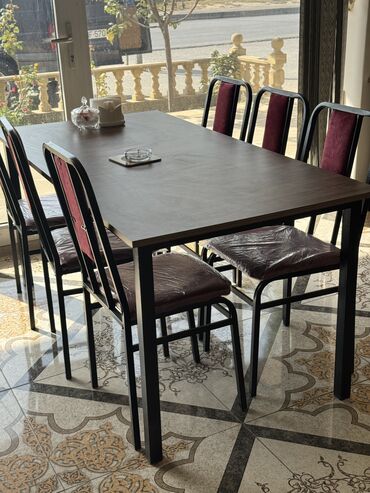 Masa və oturacaq dəstləri: Mətbəx üçün, Yeni, Açılmayan, Kvadrat masa, 6 stul -da lalafo.az — 2 Masa və oturacaq dəstləri: Mətbəx üçün, Yeni, Açılmayan, Kvadrat masa, 6 stul — 2