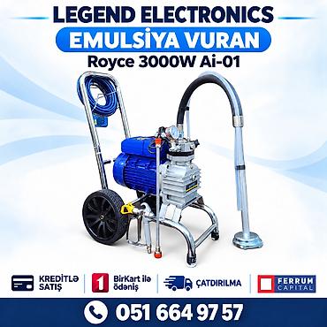 emusya vuran: Elan başlığı: Royce 3000W Aİ-01 emulsiya vuran, boya aparatı Royce — 1