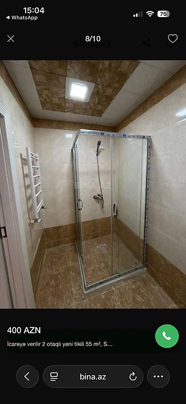 zigda kirayə evler: İcarə üçün 2 otaqlı mənzil – 55 m² • Plan: işıqlı zal, yataq otağı — 6