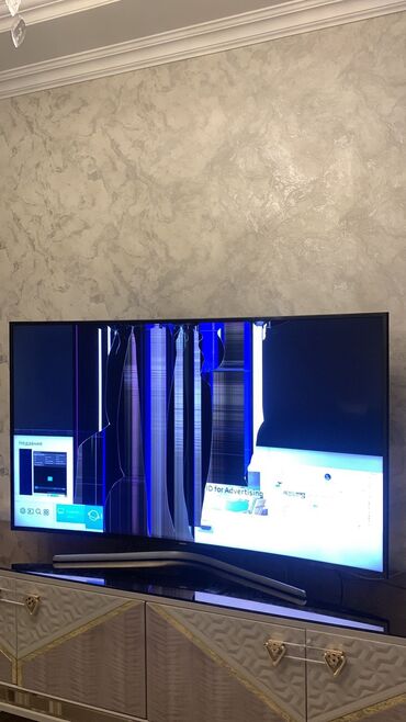 samsung tv ekran təmiri: İşlənmiş Televizor Samsung QLED 55" 4K (3840x2160), Ünvandan götürmə