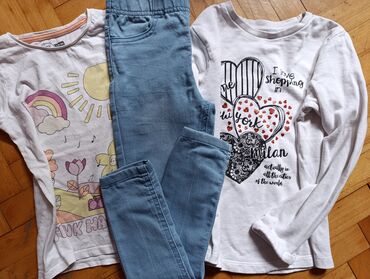 Paketi dečije odeće: Paket: Duksevi, Farmerke, Haljine, Za devojčice, uzrast: 7-8 godina — 11