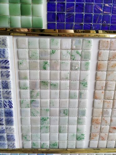 metlax: Mozaik kafel panelləri - Material: şüşə mozaik kafel - Format: kiçik