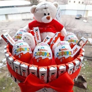 yeni il ucun usaq paltarlari: Kinder buketler sifarisle hazirlanir.Istenilen olcude ve