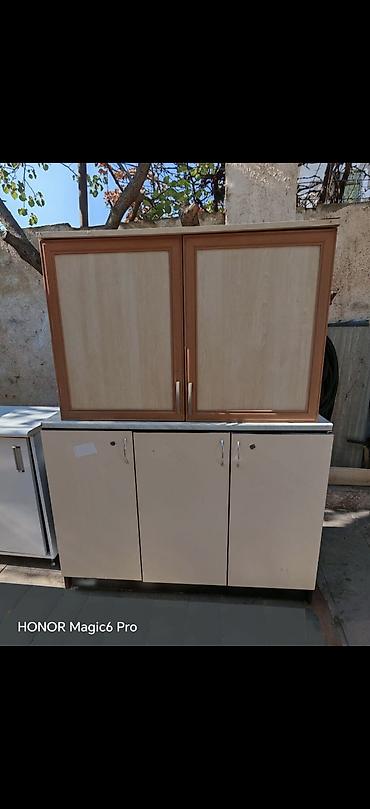 Mətbəx mebeli satılır. - Komplekt: yuxarı iki qapılı asma dolab + lalafo.az -da Mətbəx mebeli satılır. - Komplekt: yuxarı iki qapılı asma dolab +